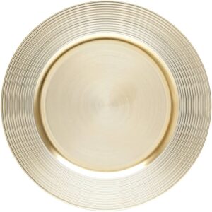 Sousplat Dourado Círculos