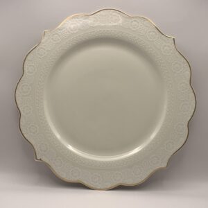 Prato Raso Branco Linha Francesa