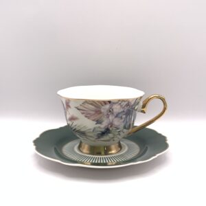 Xícara Verde Linha Francesa