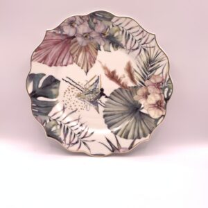 Prato Sobremesa Verde Linha Francesa