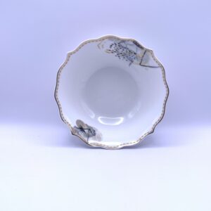 Bowl com Detalhes Verde Esmeralda Linha Francesa