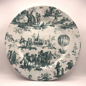 Prato Raso Verde Linha Toule de Jouy