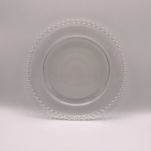 Prato Sobremesa Linha Cristal Dots