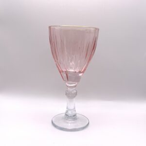 Taça em Filete Dourado Rosa
