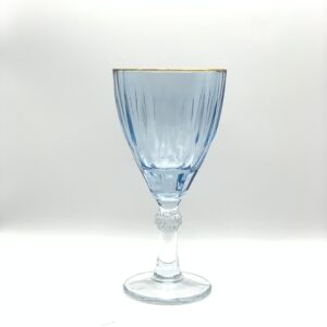 Taças Filete Dourado Azul