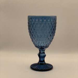 Taça Bico de Jaca Azul Escuro