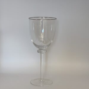 Taça com Filete Prateado M