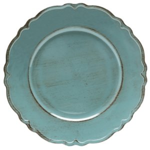 Sousplat Verde  Patina Pequeno