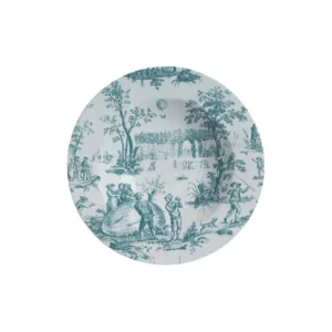 Prato Fundo Verde Linha Toule de Jouy