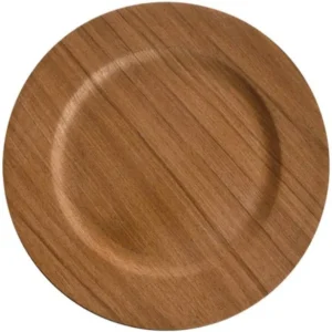 Sousplat Amadeirado Claro