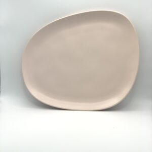 Prato em Cerâmica Rosa Lhermitage