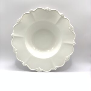 Prato Fundo Branco Linha Fancy