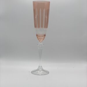 Taça de Frisante Rose Lapidada