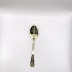 Colher Dourada Gravados Retro