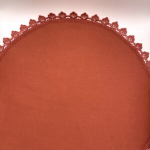 Jogo Americano c/ Renda Vermelho