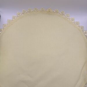 Jogo Americano com Renda Bege Claro