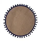 Jogo Americano de Pompom Azul