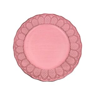 Sousplat Rosa c/ Detalhes