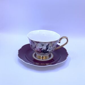 Xícara Floral Marsala