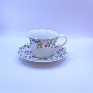 Xícara Floral Rosa Garden