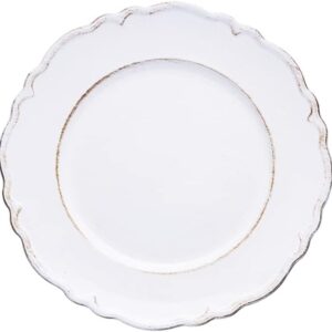 Sousplat Branco Patina