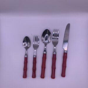 Talher Bambu Vinho UN.